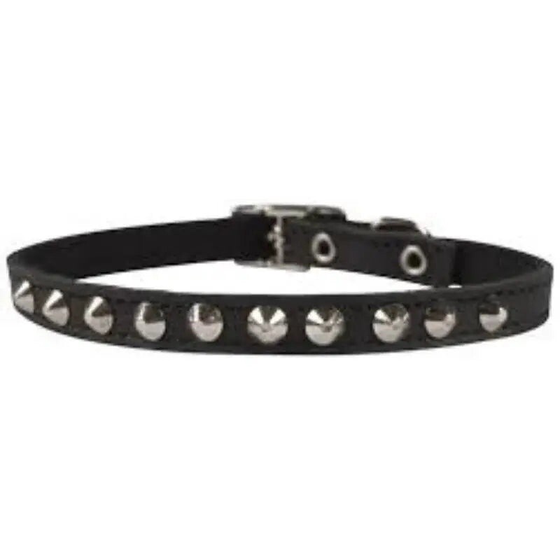 Coco Studs Cat Collar Black