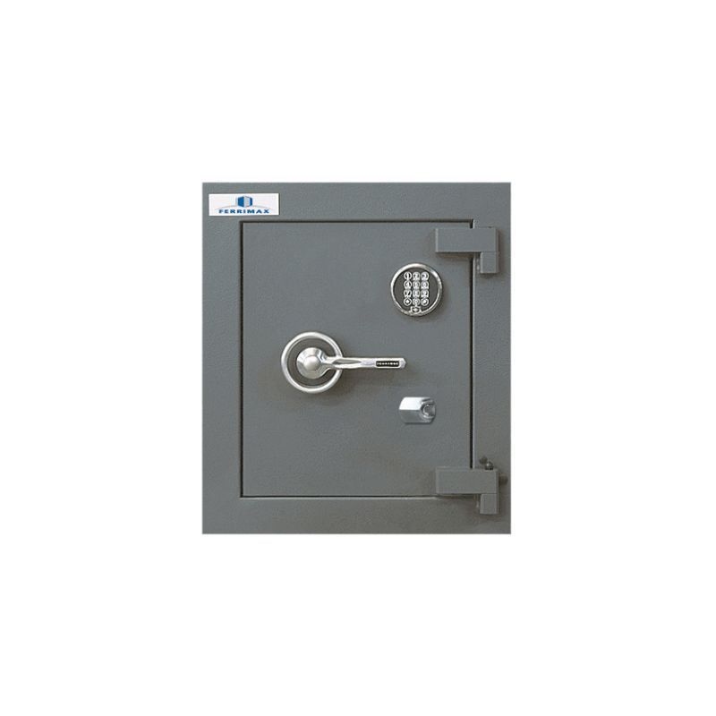 FERRIMAX Serie 800 Europa Homologada UNE- EN 1143 Grado IV  Cerradura de llave doble pala Homologada EN-1300 CLASE B Combinación electrónica  Homologada EN-1300 CLASE  B