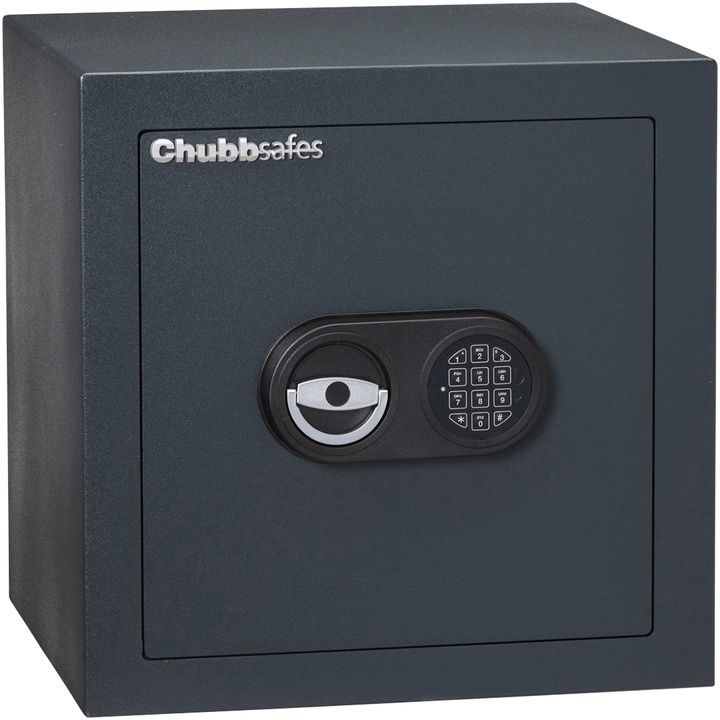 CHUBBSAFES CONSUL Homologada Grado I EN-1143-1 (Combinación electrónica) Caja de seguridad ligera, certificada para proteger efectivo y objetos de valor ideal para particulares y empresas