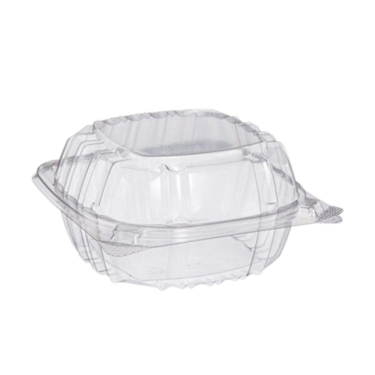 6&quot; Salad Hinged Clamshell Clear Plastic Container (500pcs)