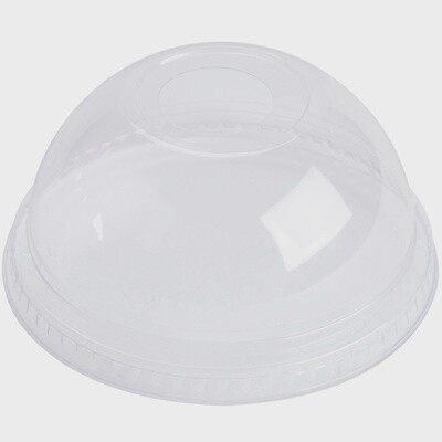 Dome lid w/ hole 98mm for 12-24oz Pet cups (GreenTogo)