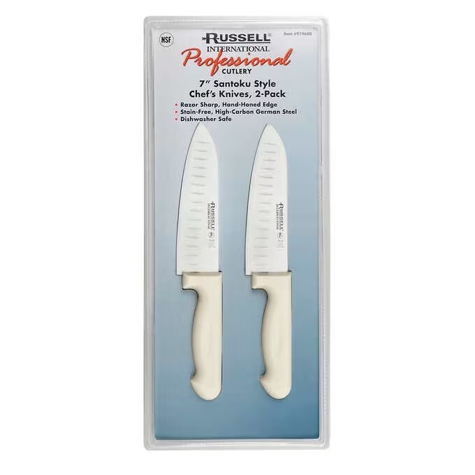 Russell International Santoku Knives Pack of 2