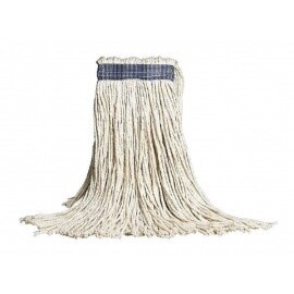 20oz Cotton Mop Head Cut End White, 12/cs