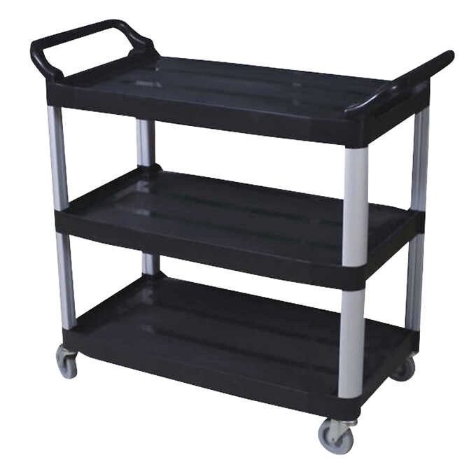 Black Kitchen Cart Trolley