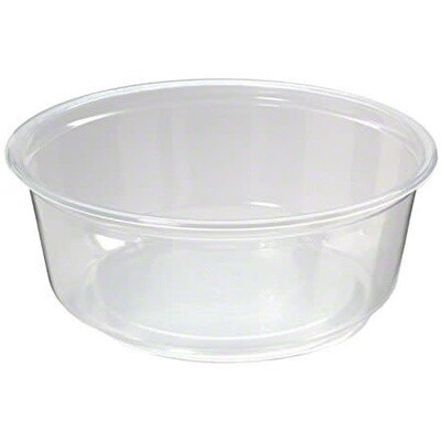 Translucent Round Deli Containers - Clear 8oz (500pcs)