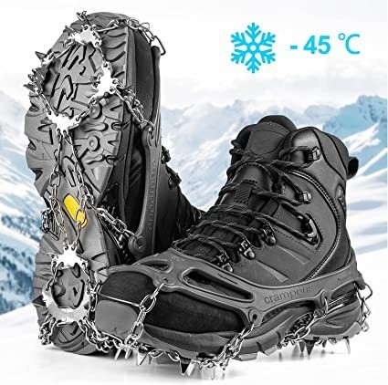 Ice Cleats Traction Snow Grips 19 Spikes