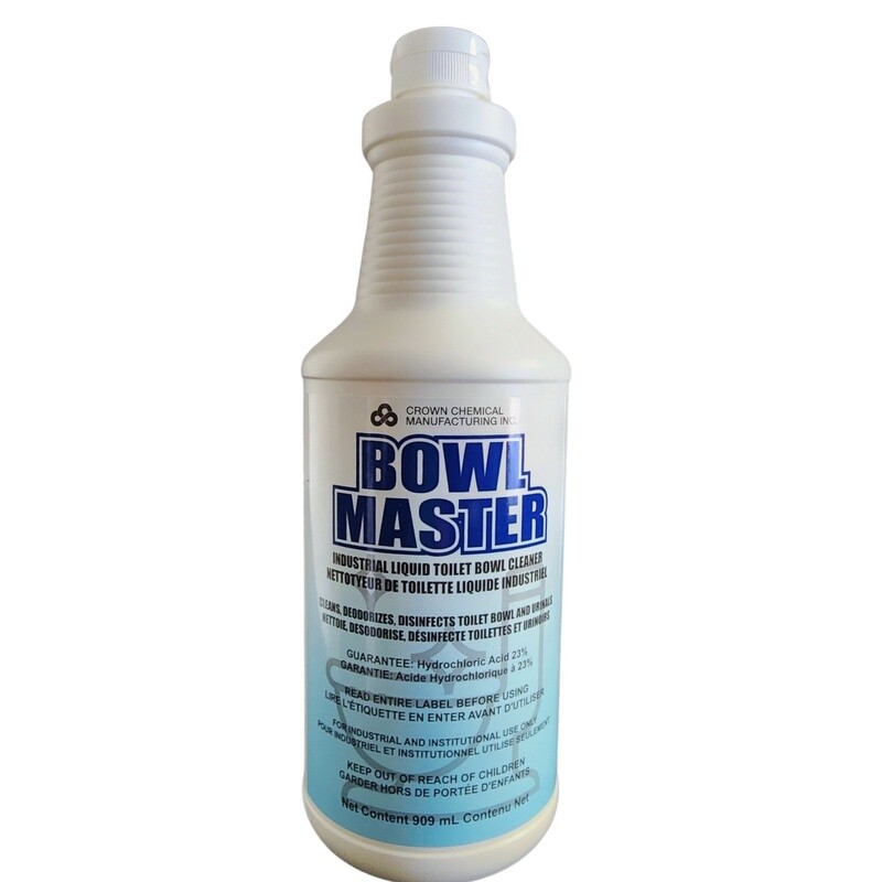 Bowl Master Industrial Toilet Bowl Cleaner 909ml