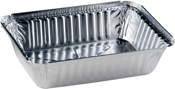 Aluminum Foil 1.5lb Rectangular Container (500pcs)