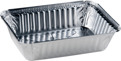 Aluminum Foil 1.5lb Rectangular Container (500pcs)