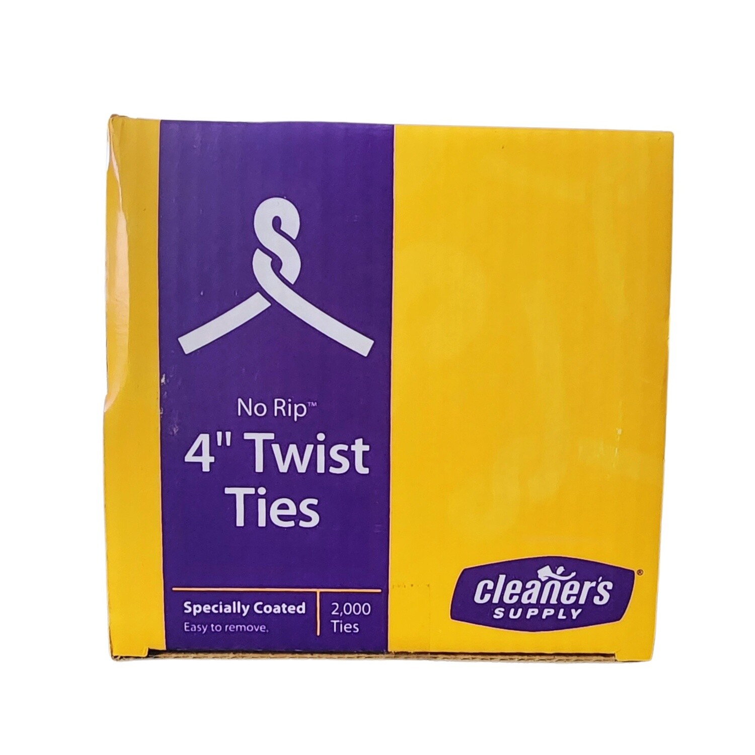 Twist Ties 4&quot; Red/White Strips (2000 pcs)