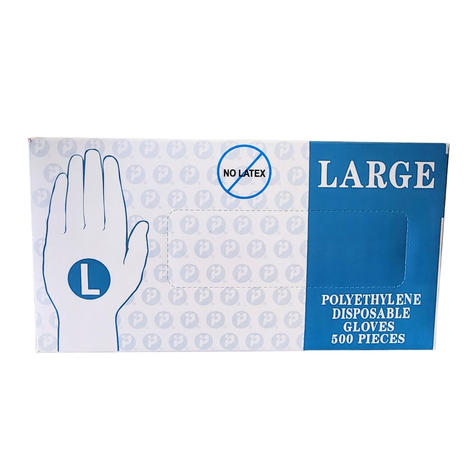 Deli Poly Gloves  Large 500pcs (per box)