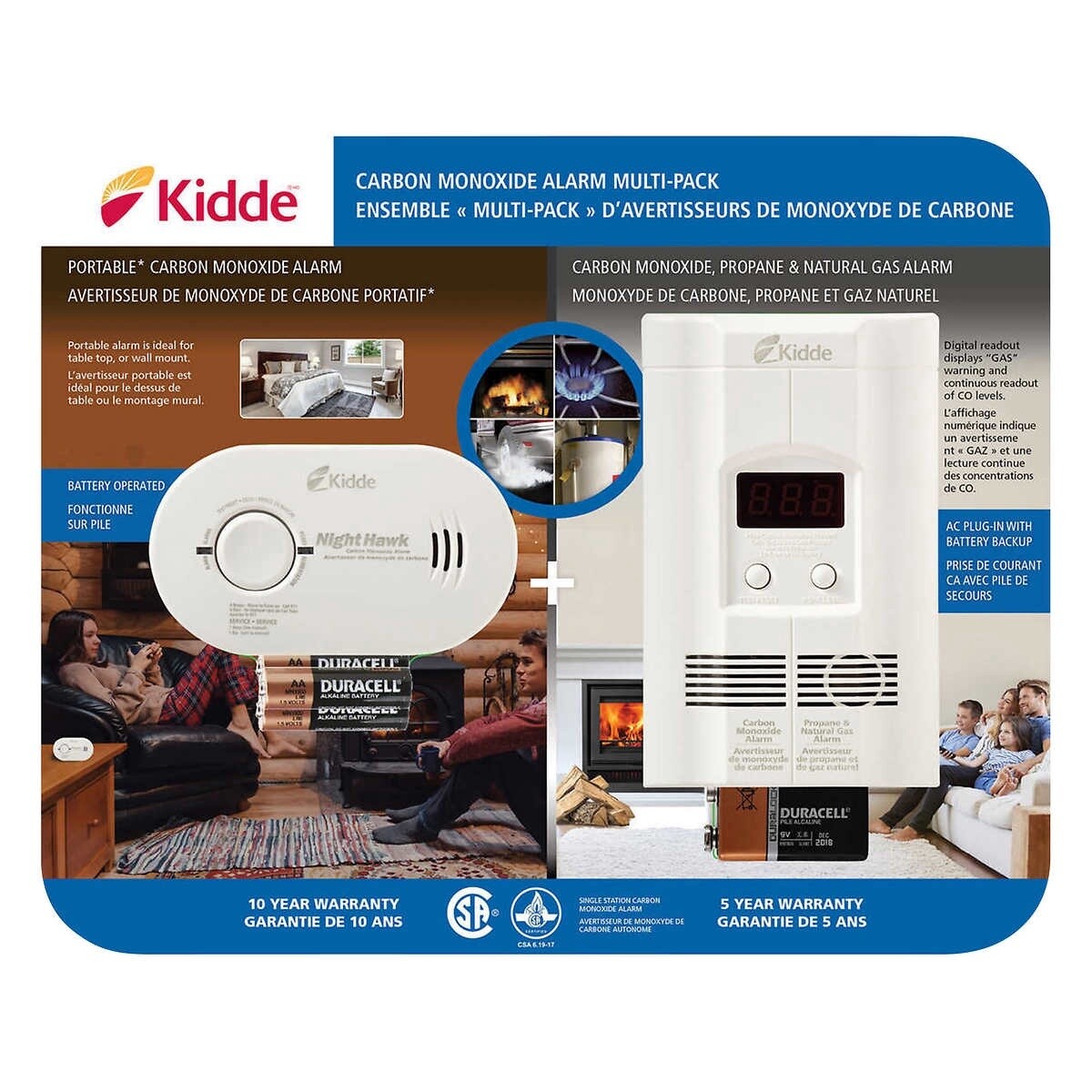 Kiddie Carbon Monoxide Alarm Multipack