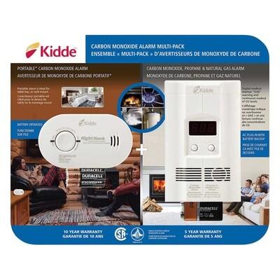 Kiddie Carbon Monoxide Alarm Multipack