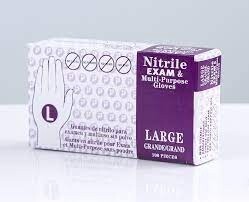 Nitrile Blue Gloves - Powder Free - Large - (10/100) - per case
