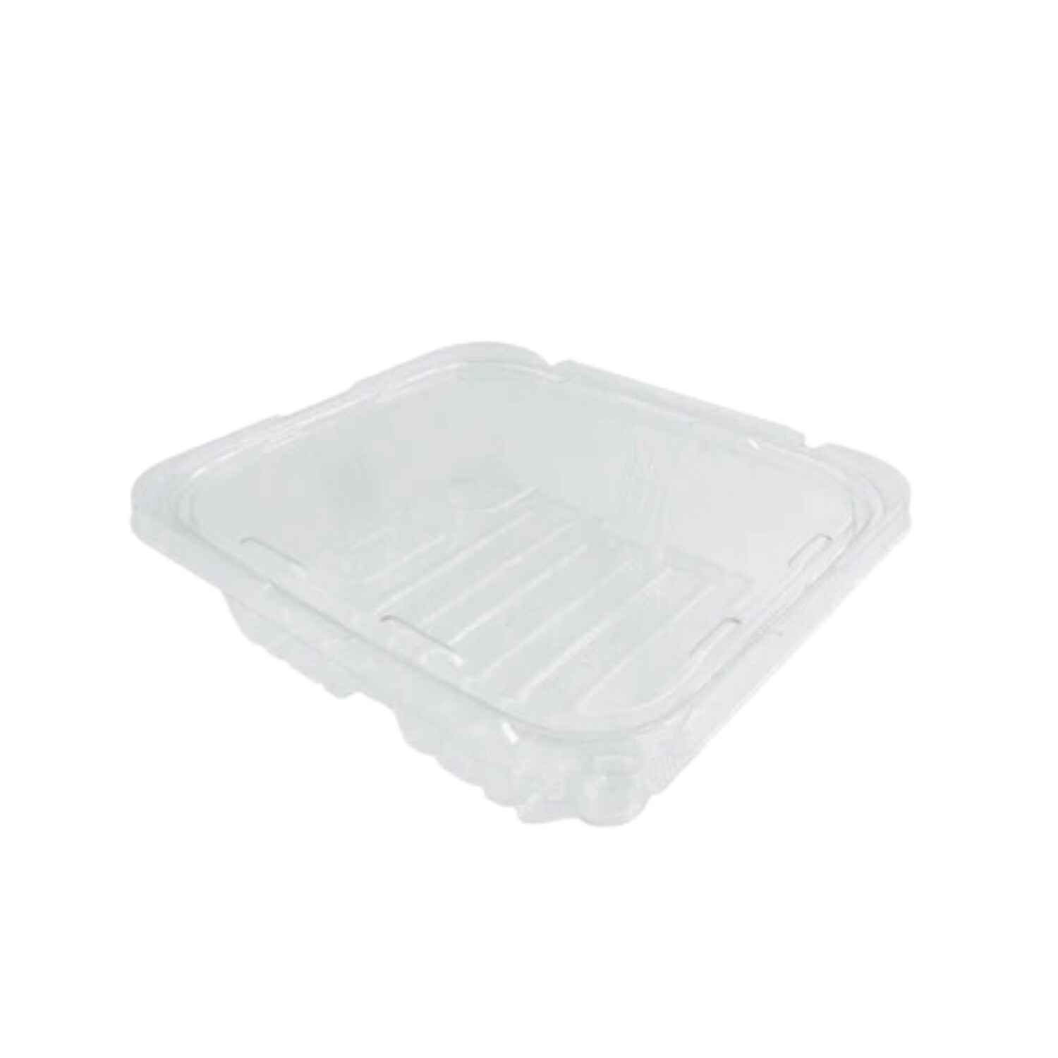 Salad Plastic Hinged Clear Deli Container 48oz w/ safety lock (150pcs)