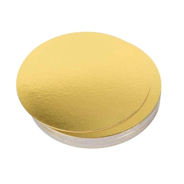 6&quot; Golden Round Cake Board (50pcs)