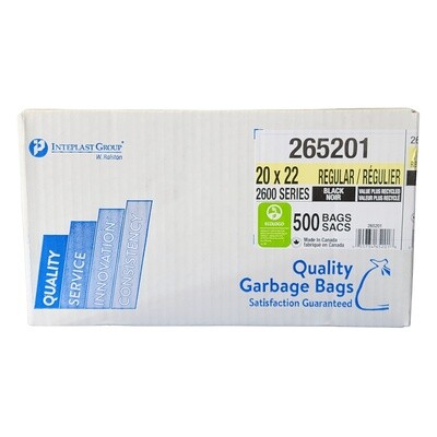 Ralston Value Plus Garbage  Bags (20x22) -  Regular 500s