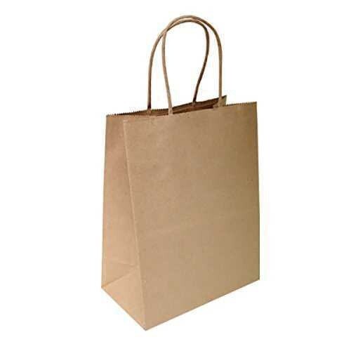 Kraft Paper Bag w/ Twist Handle (8.25 in × 4.75 in × 10.5 in) (250pcs)