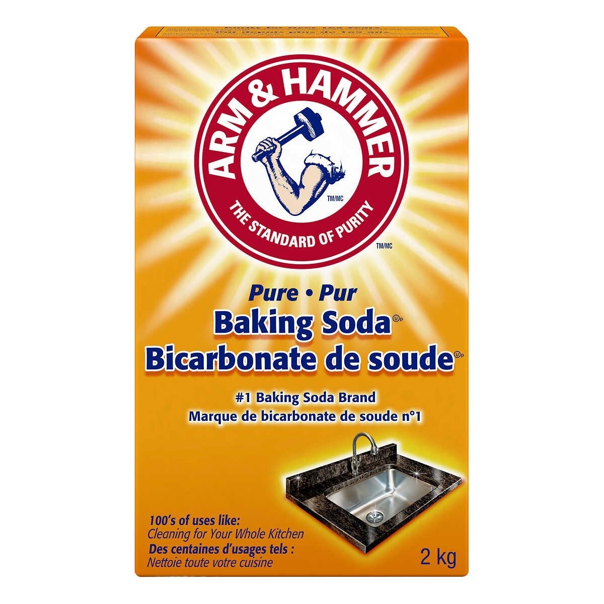 Arm &amp; Hammer Baking Soda 2kg (per piece)