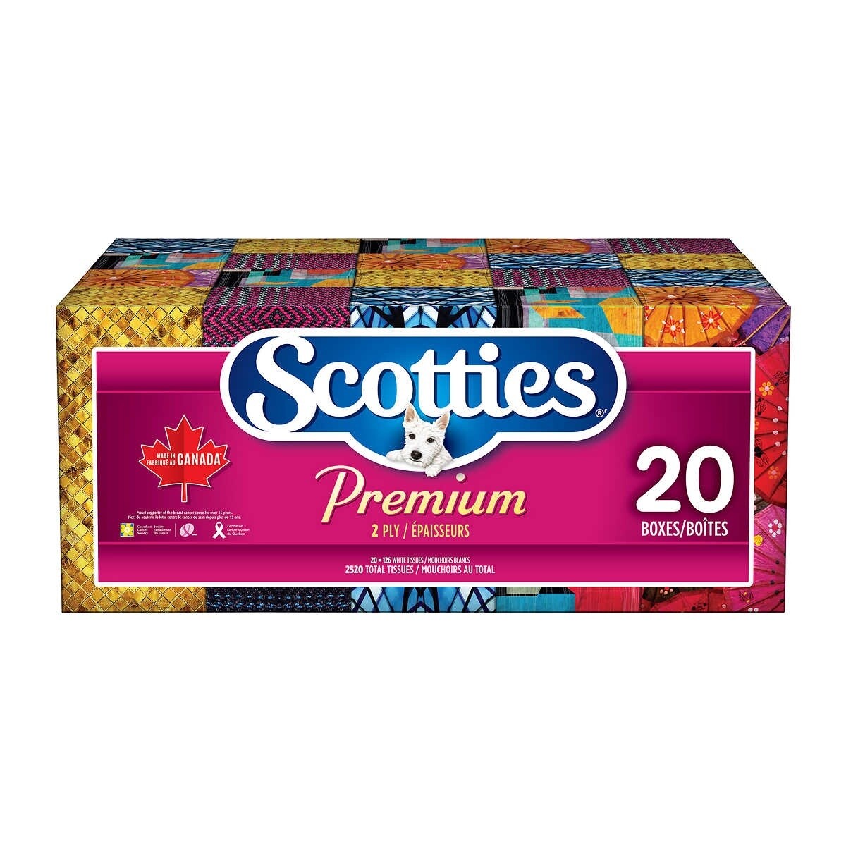 Scotties Premium Facial Tissues (20boxes)