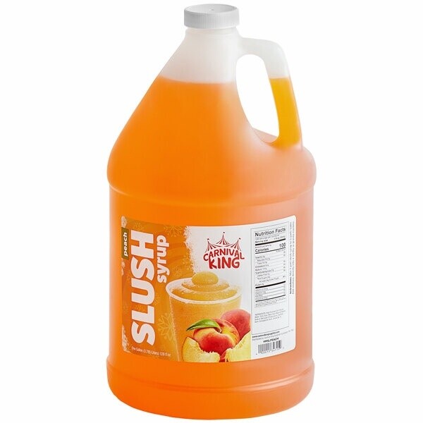 Carnival King Peach Slushy 1 Gallon (per jug)