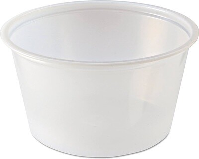 RZ Plastic Portion Cups Clear 4oz (1000pcs)