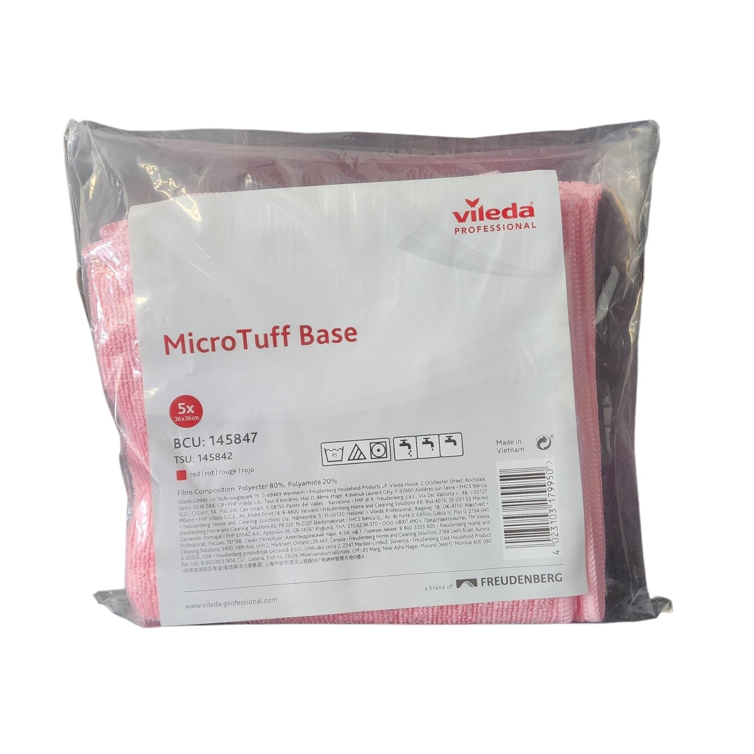 Microfiber Cloth 14x14 Pink (100pcs/case)