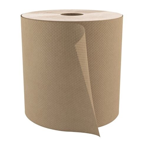 Pur Value Craft Paper Towel Rolls 8&#39;x800ft, 6/case