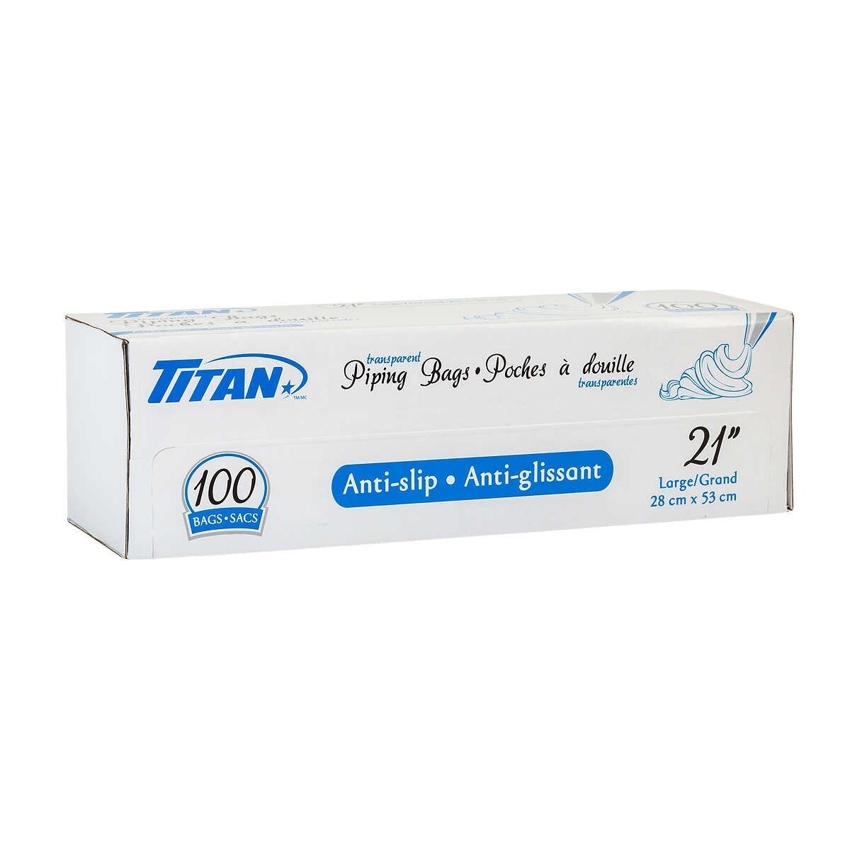 Titan Piping Bags 21&quot; 28cm x 53cm (100pcs)