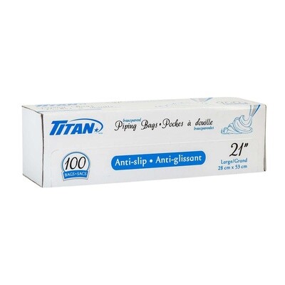 Titan Piping Bags 21&quot; 28cm x 53cm (100pcs)