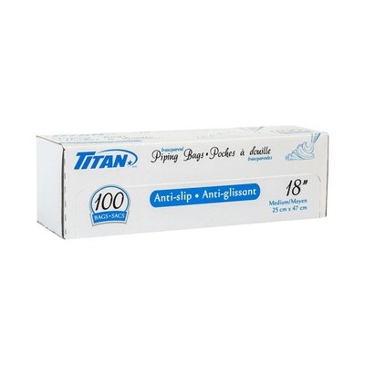 Titan Piping Bags 18&quot; 25cm x 47cm (100pcs)