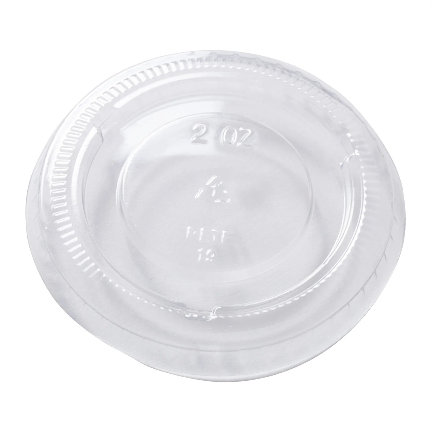 2oz Clear Portion Cup Lid 2500pcs (per case)