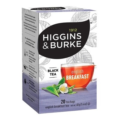 Higgins &amp; Burke English Breakfast Filterbag Tea 6x20counts (120)
