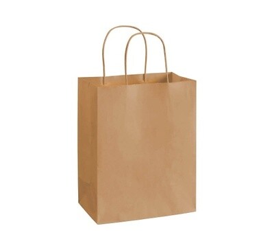 Kraft Paper Bag w/ Twist Handle 10&quot; x 5&quot; x 13&quot; (250pcs)