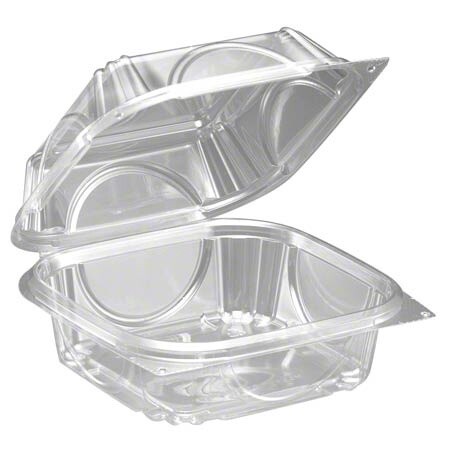 Salad Hinged Container 36oz VF8060 (330pcs)