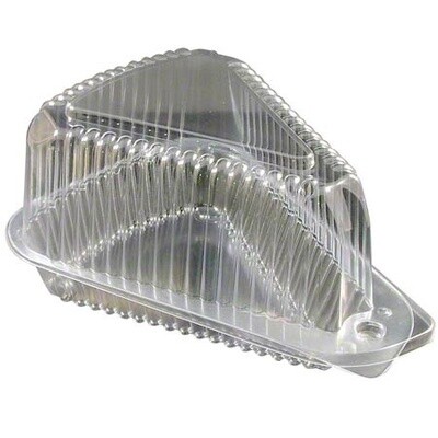 Polar-Pak Single Serve Hinged Pie Container - Medium (300pcs)