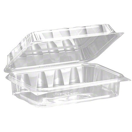 Salad Hinged Container  74.7oz CF6040 (132pcs)