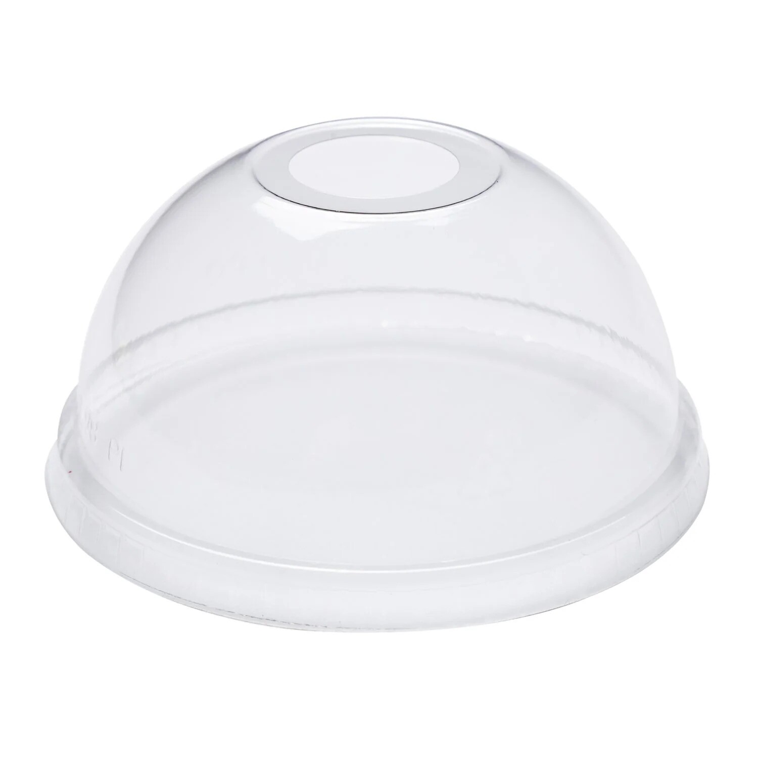 Hy Pax 12-24oz PET Clear Plastic Dome Lid w/ holes (1000 pcs)
