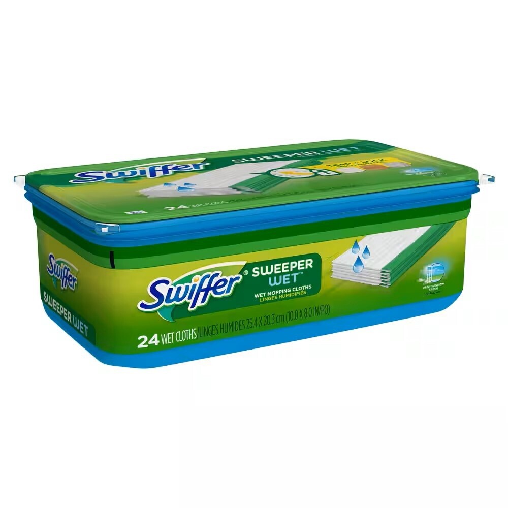 Swiffer Sweeper Wet Mopping Cloths 24/pack