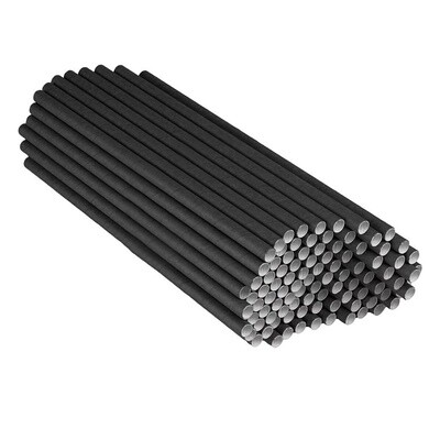 8&quot; Black Paper Straw (300pcs)