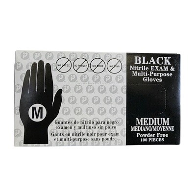 Black Nitrile Gloves (per box)