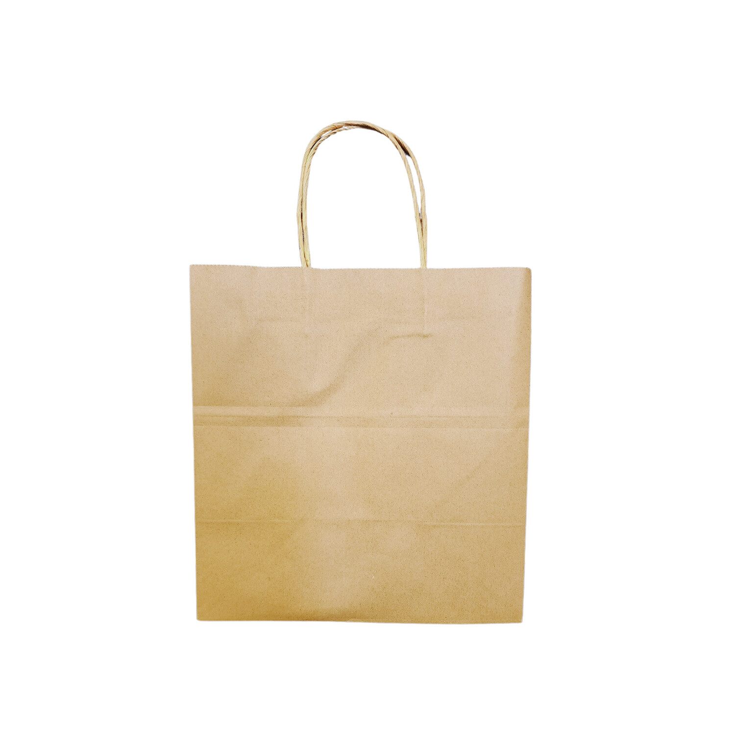 YMM-RS  26x17x31.5cm (10&quot;x6&quot;x12&quot;) Kraft Paper Bag w/ Handle (200pcs)