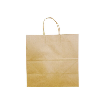 YMM-RS 28x15x28cm (11&quot;x6&quot;x11&quot;) Kraft Paper Bag w/ Handle (300pcs)