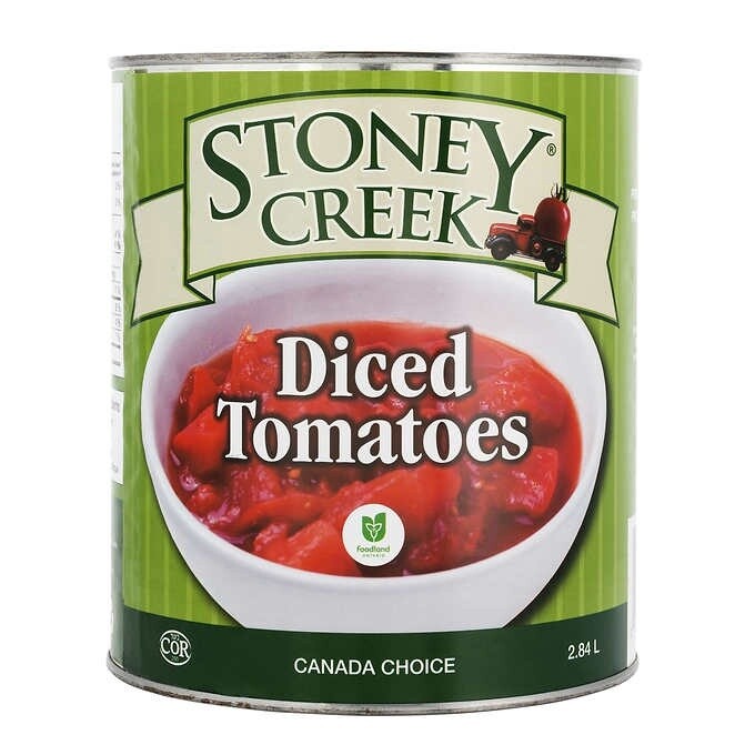 Stoney Creek Diced Tomatoes with Salt 2.84L (per case) ND