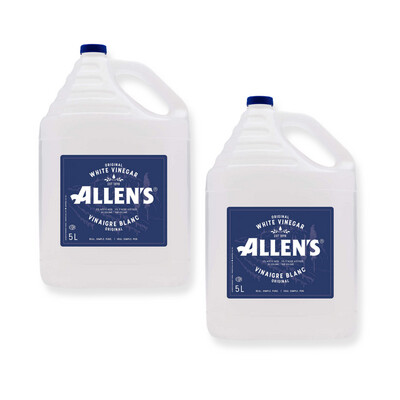 Allen&#39;s White Vinegar 5L x 2 (per case)