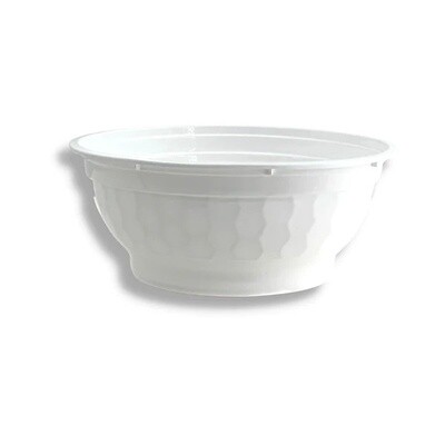 Microwavable Plastic Bowl Container 50oz White 300pcs (per case)