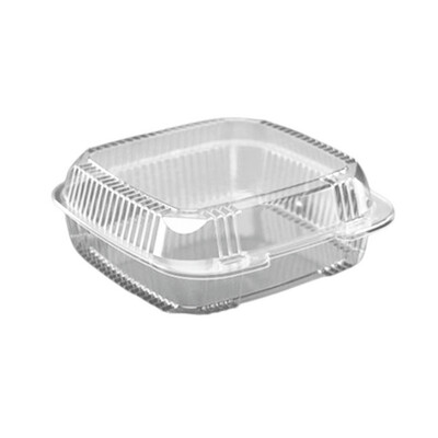 8&quot; Vespa Salad Hinged Clamshell  Container 8x8x3 (250pcs)VEL050