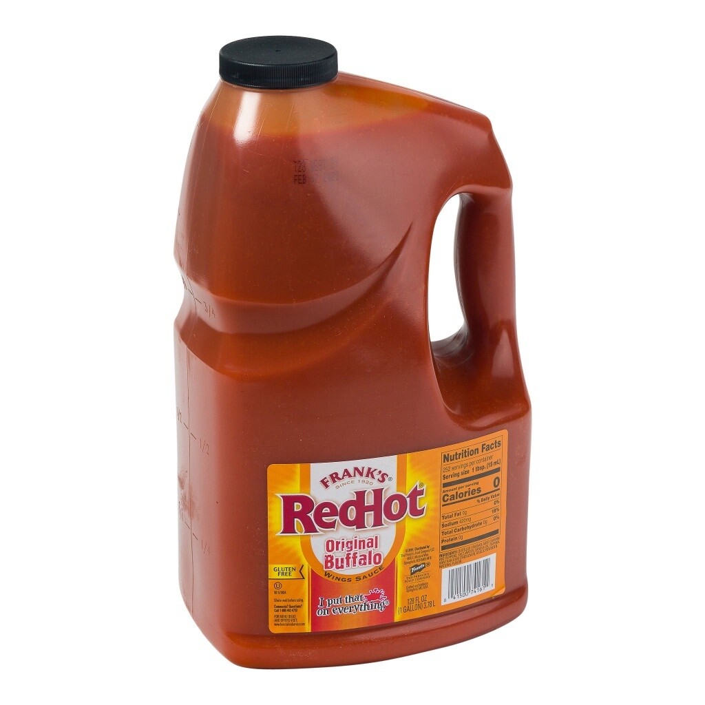 Frank&#39;s RedHot Buffalo Wings Sauce 2x3.78L (per case)