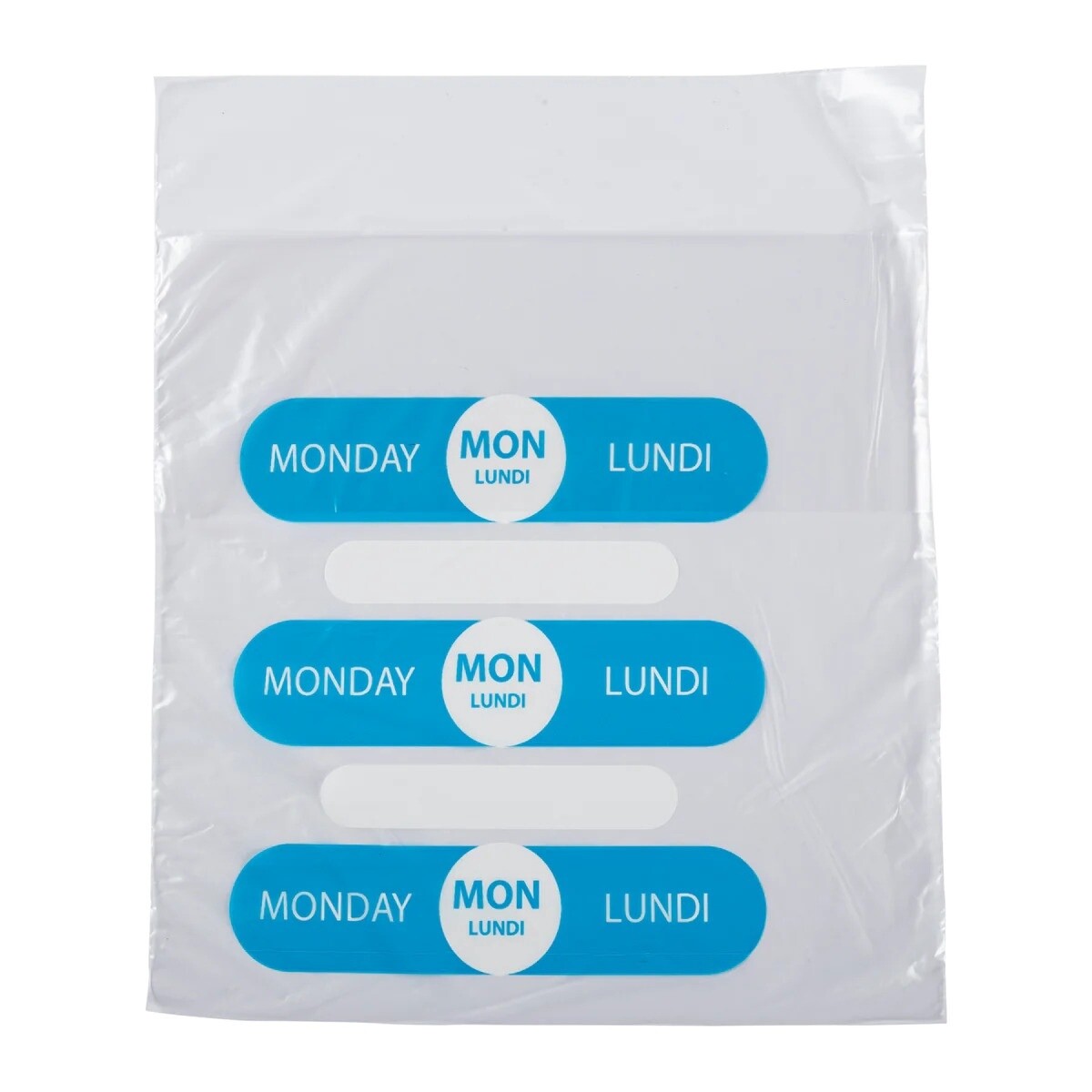 Hy Pax Day Spot Portion Bags - 1000pcs (per case), Days: Monday