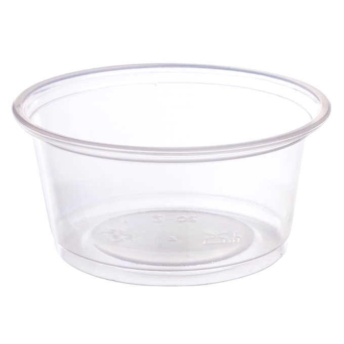 2oz Premier Essentials Portion Cup, Clear 2500/CS (Fit F62 Lid) 2500pcs/case clear Fits F62 Lids